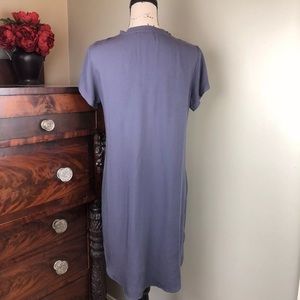 Anthropologie Dresses - Anthropologie Cloth & Stone V Neck Gray Dress S Anthropologie Dresses - Anthropologie Cloth & Stone V Neck Gray Dress S